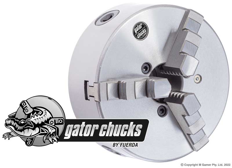 High Precision 3 Jaw Self Centering Front Mount Lathe Chuck - 200mm